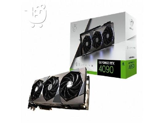 Msi Nvidia Geforce RTX 4090 Suprim LiquidX Gpu card